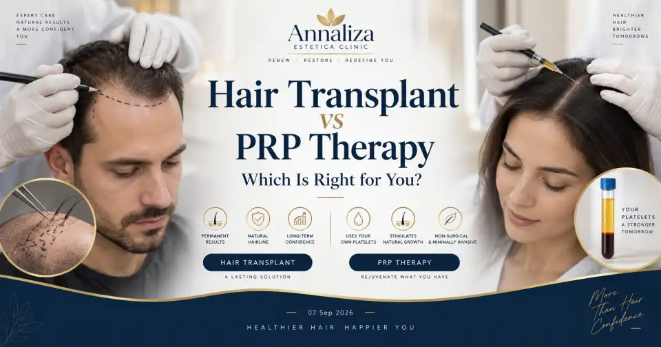 Hair Transplant vs PRP Therapy: Which Is Right for You?