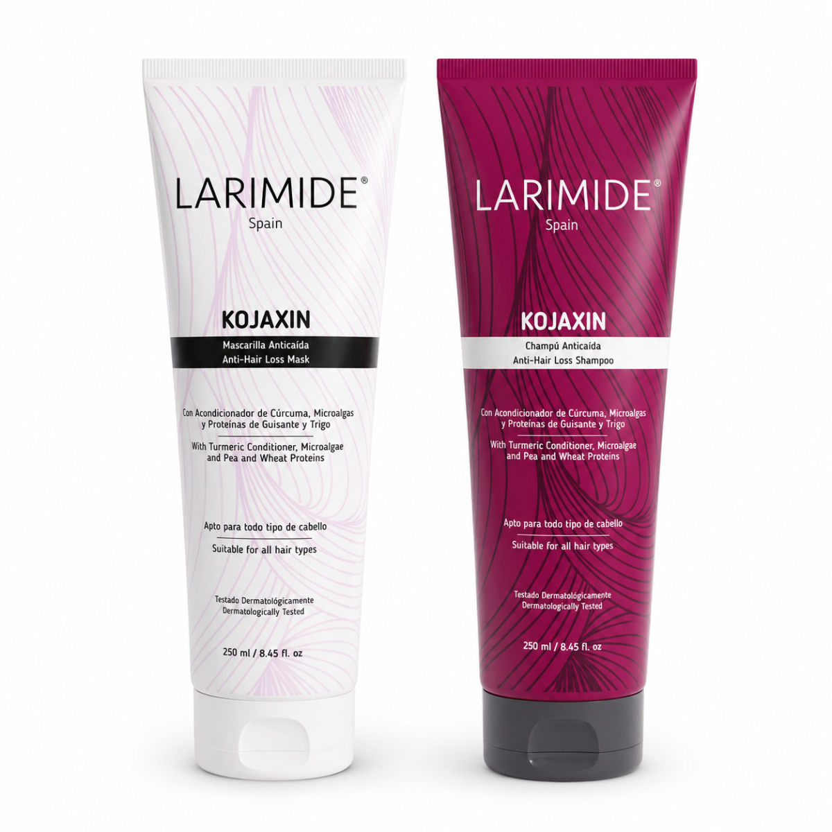 LARIMIDE Spain KOJAXIN Anti-Hair Loss Shampoo & Mask – 250ml Each